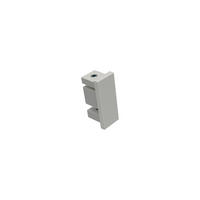 ENDSTÜCKE FÜR GARDINENSTANGEN 14x35 mm, Paxo Weiß, Packung 2 Stück - Weiß, Metall (1.5/3.4/3.4cm) - INTERDECO