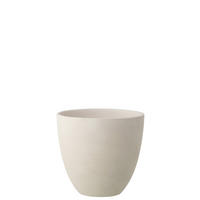 BLUMENTOPF RUND Weiß - Weiß, Keramik (30.5/29.5cm) - J-Line