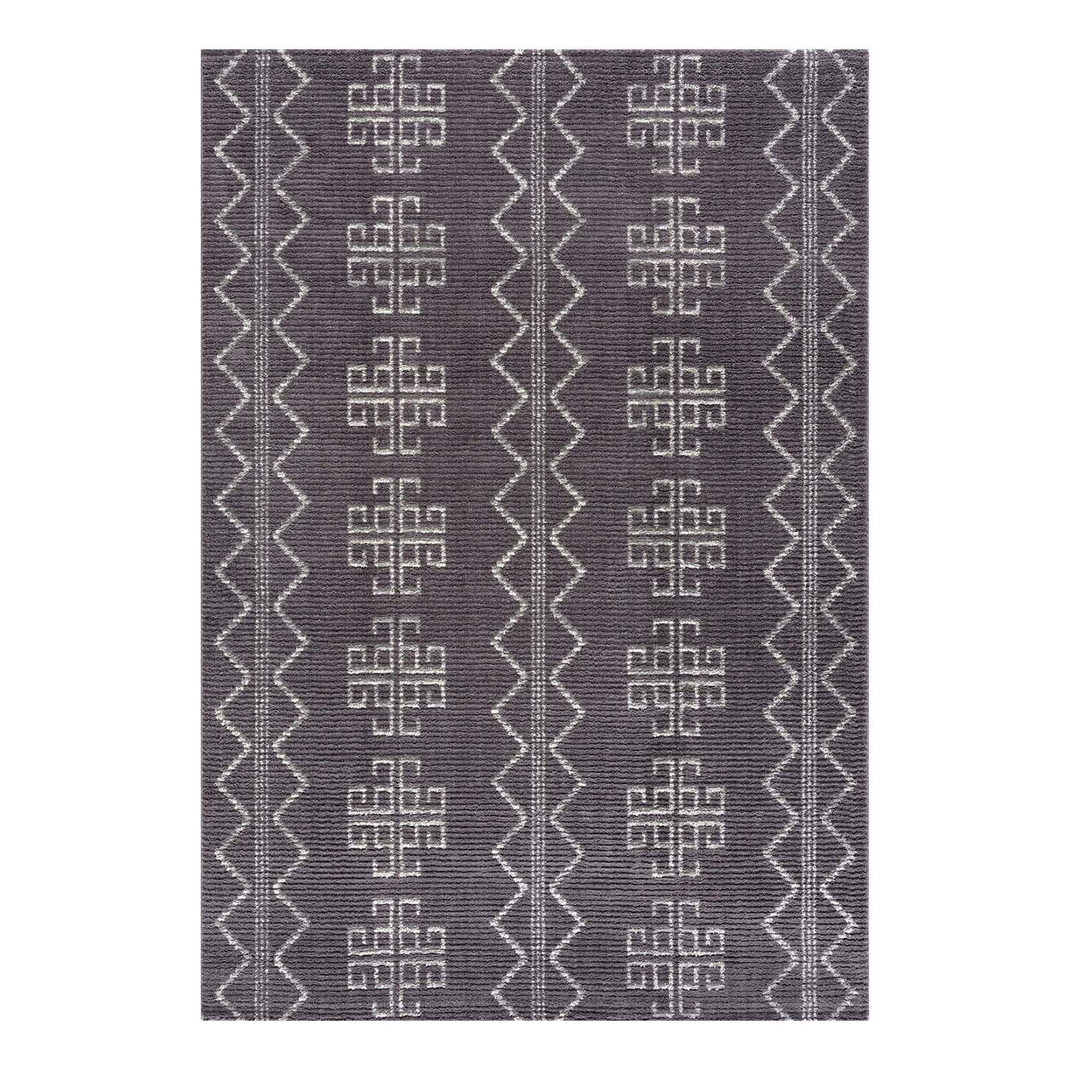 KURZFLOR-TEPPICH April 0608 Grau 140x200 cm - Grau, Textil (140/200cm) - carpet city