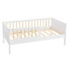 KINDERBETT 70x140 cm Weiß/Natur - Multicolor, Holzwerkstoff - ML-DESIGN