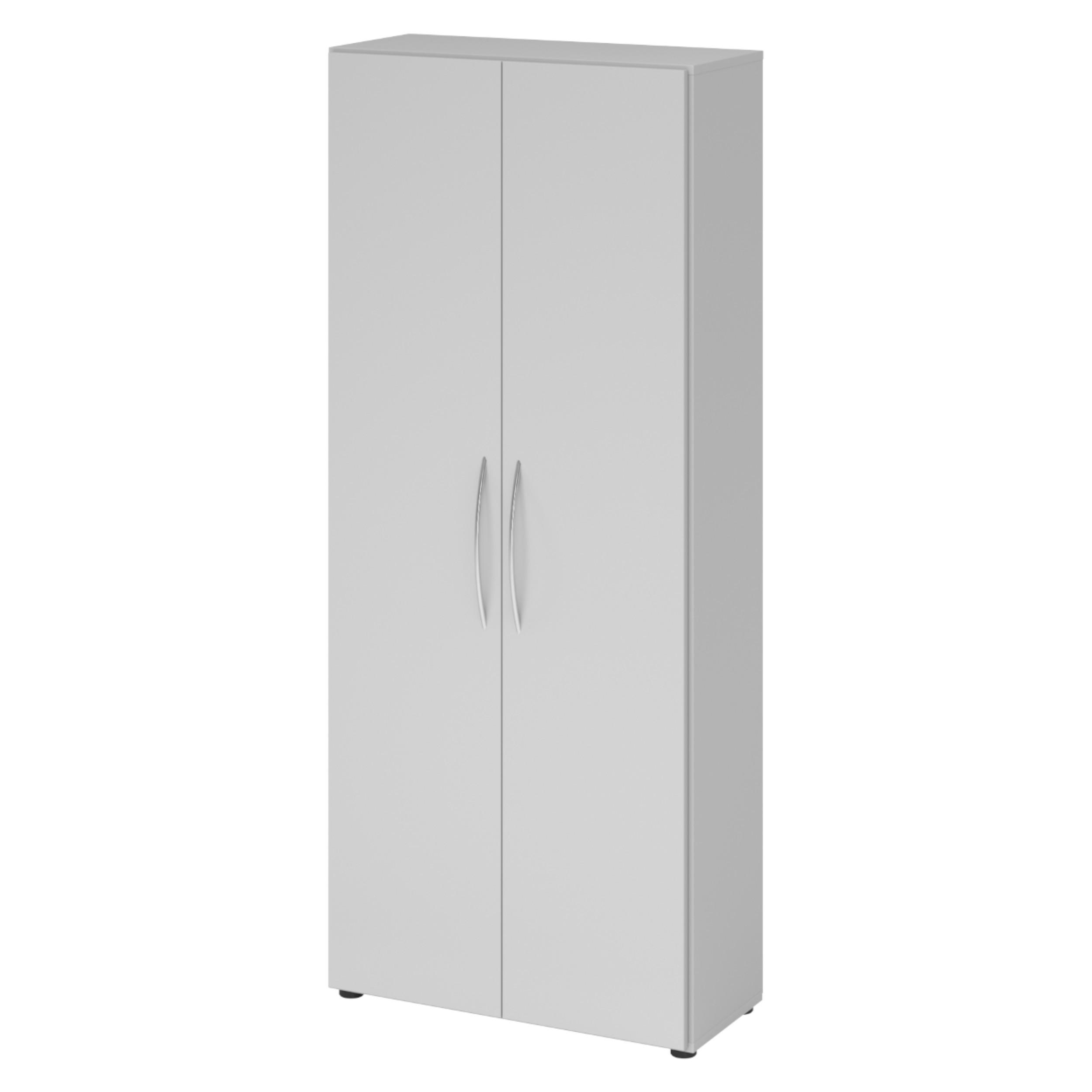 AKTENSCHRANK - 5 Ordnerhöhen 35/80/188 cm in Grau - Grau, Holzwerkstoff (80/188/35cm) - bümö