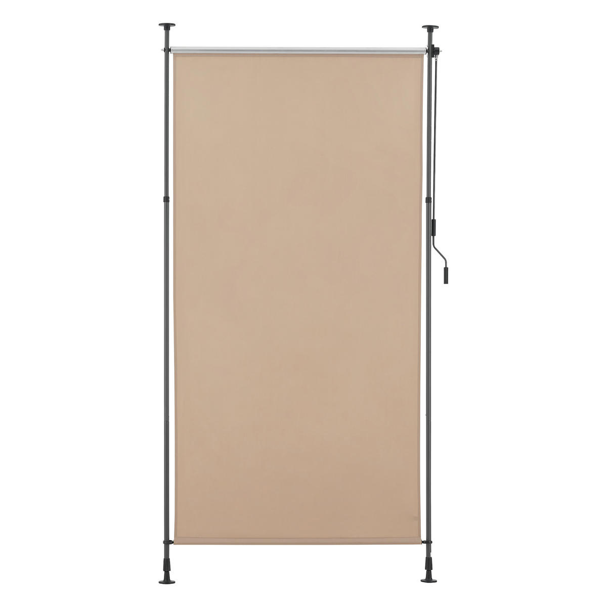 AUSSENROLLO Cimarra - Sandfarben, Textil/Metall (120/270cm) - pro.tec