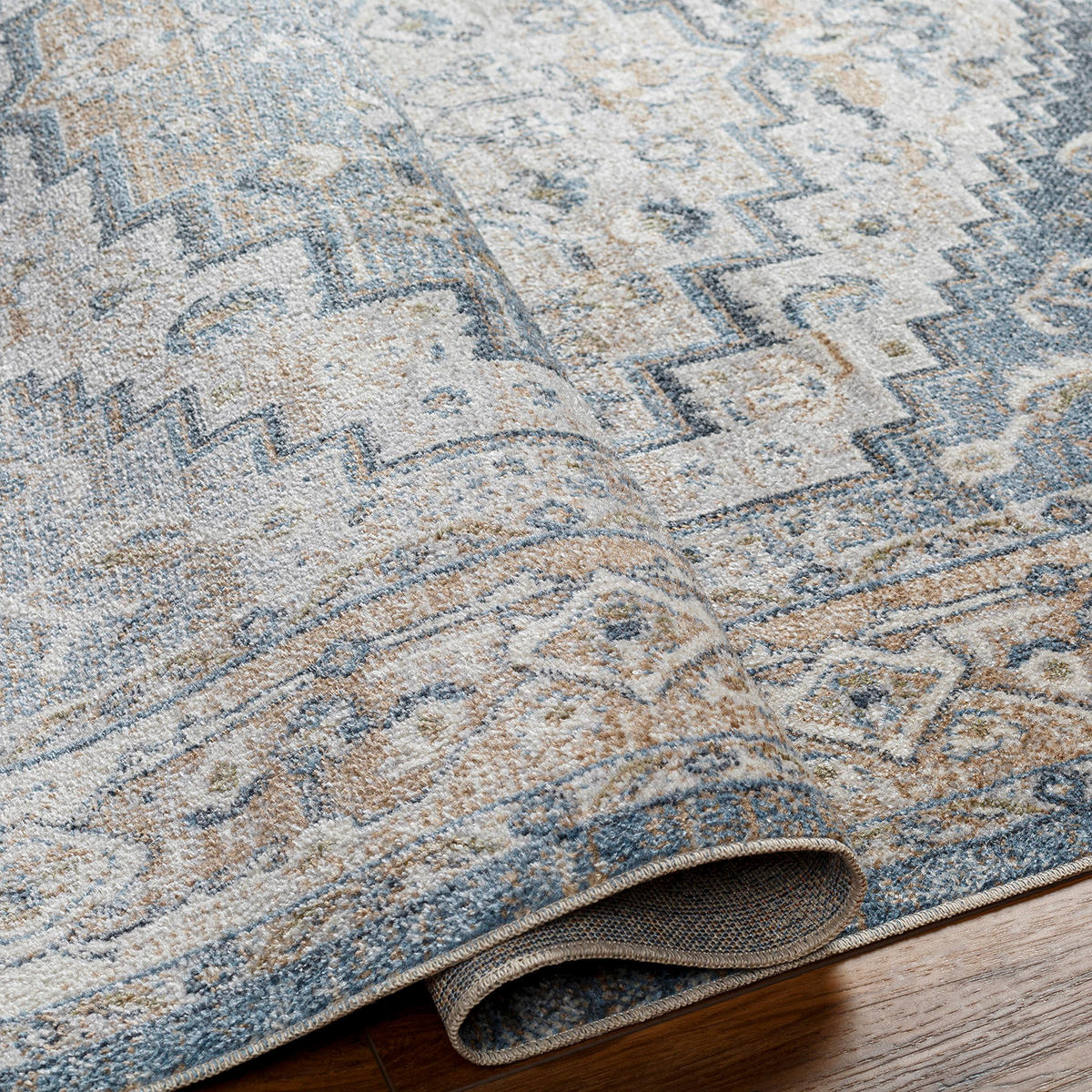 TEPPICH Maschinenwaschbar 160/213 cm Blau - Blau, Naturmaterialien/Textil (160/213cm) - LIVABLISS
