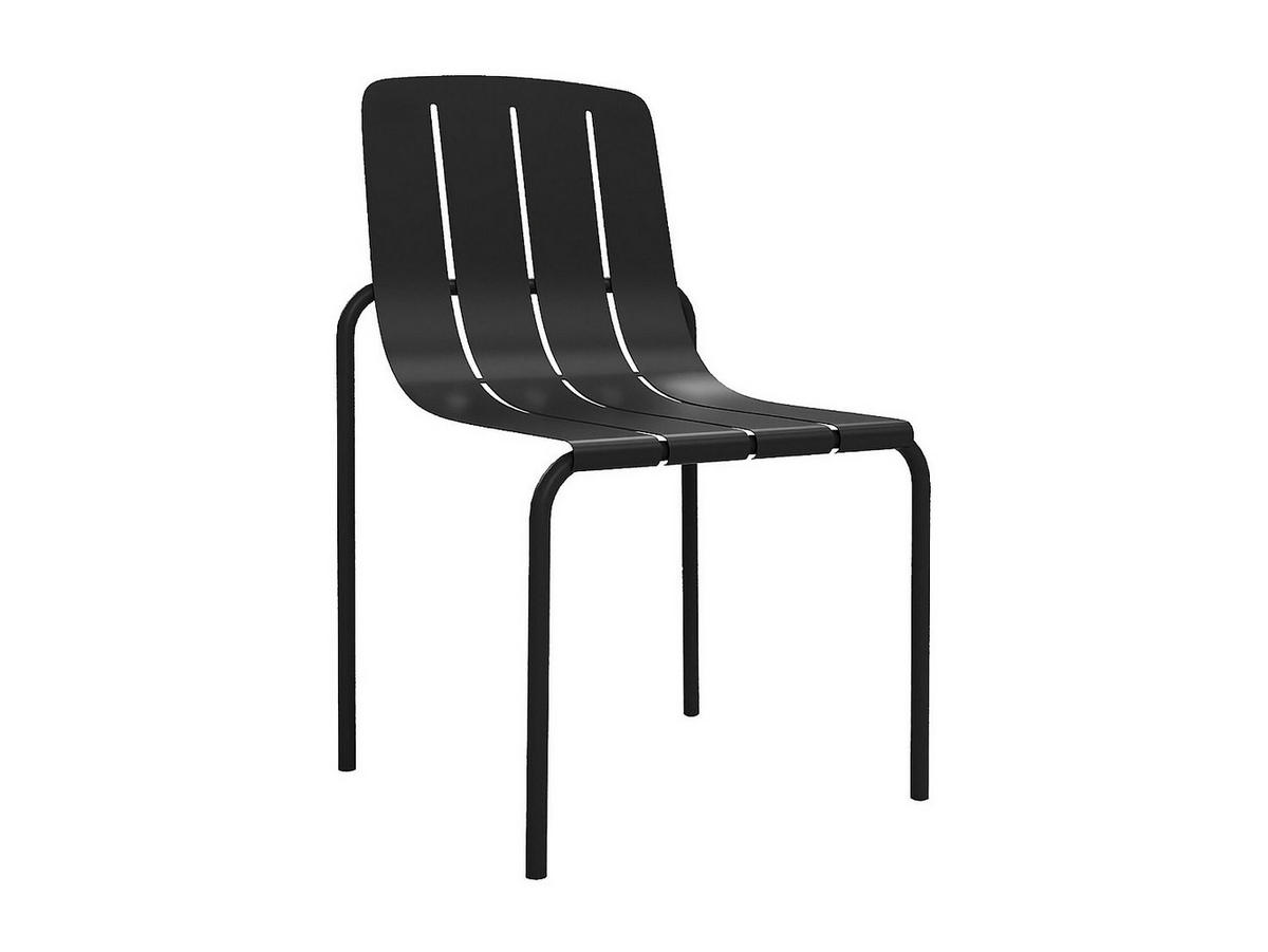 GARTENESSGRUPPE im Set - 2 Personen - Metall - Schwarz - - Schwarz, Metall - Vente-Unique