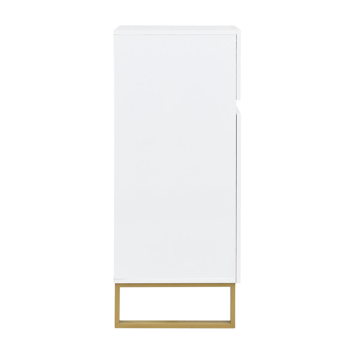 SCHUHSCHRANK aus MDF 120x35x85cm in Weiß mit Sitzbank - Weiß, Holzwerkstoff (120/85/35cm) - Modfu