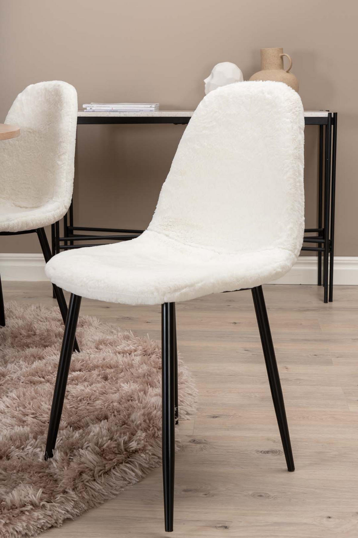 TISCHGRUPPE Whitewash - Weiß, Holzwerkstoff (110/75/110cm) - ebuy24