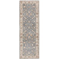 LÄUFER Mara Beige/Blau 80x240 cm - Beige, Textil (80/240cm) - benuta Pop