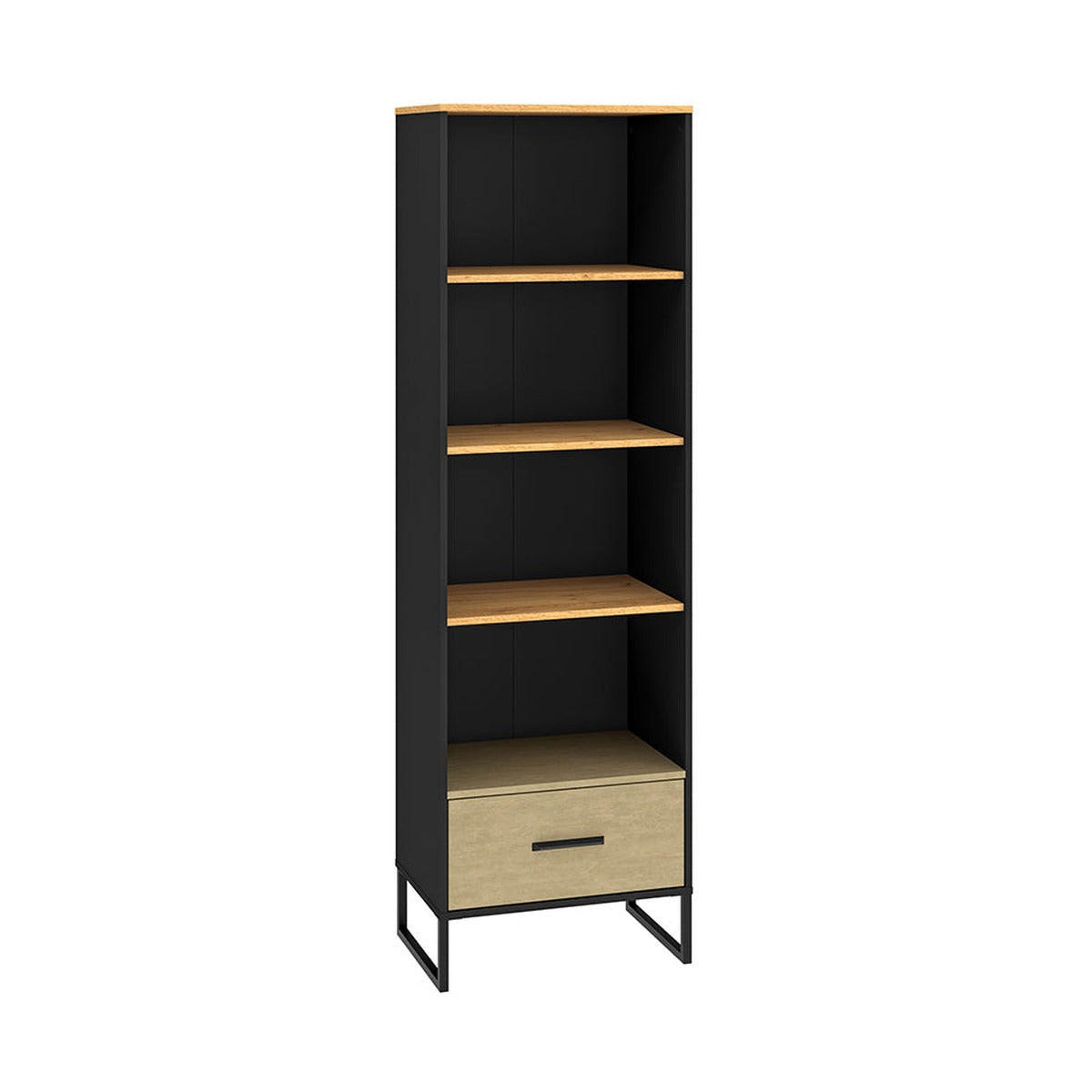 hi-markt Bücherregal Eiche 60x190x40 cm