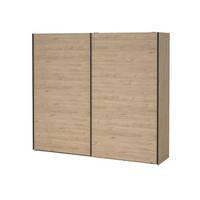 SCHIEBETÜRENSCHRANK, Como, Eiche, Holzwerkstoff, 244 x 67 x 221 cm - Eichefarben, Holzwerkstoff (244/221/67cm) - ebuy24
