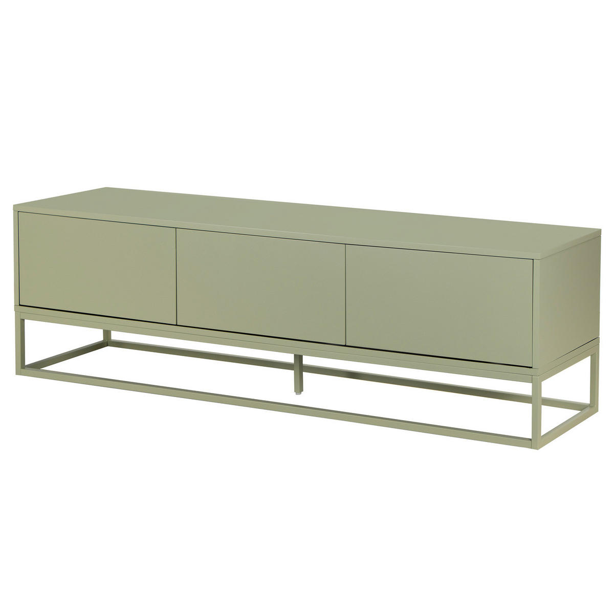 TV-LOWBOARD - Salbeigrün, Holzwerkstoff/Metall (180/52/40cm) - home24