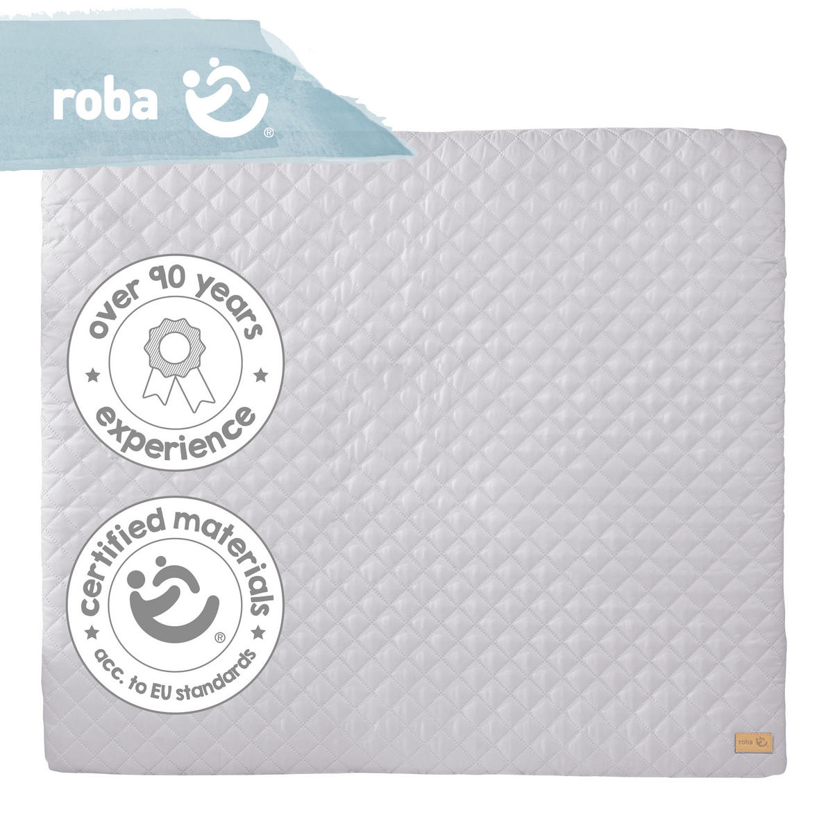 WICKELAUFLAGE roba Style grau - Grau, Textil (85/75cm) - Roba