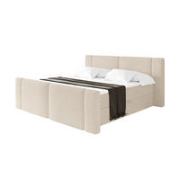 BOXBETT mit Matratze H3 - EVON Zanozek - 160x200 cm Beige - Ecru, Holzwerkstoff (160/200cm) - ALTDECOR