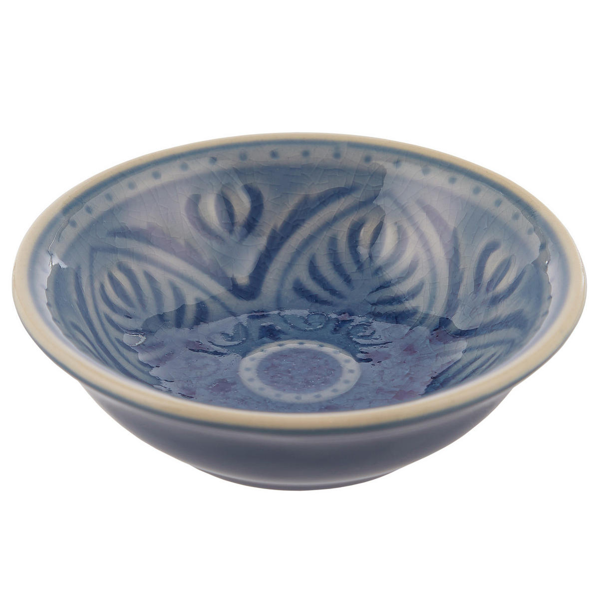 DIPSCHALE (12er Set) Sumatra - Blau, Keramik (9/9/3cm) - Butlers