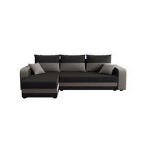 ECKSOFA HEWLET L BIS Sawana 05+21 Links mit Schlaffunktion - Grau, Textil (240/140cm) - Bedante