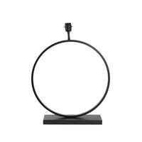 LAMPENFUSS Liva Schwarz Ø50/64 cm - Schwarz, Metall (50/15/59cm) - Light & Living