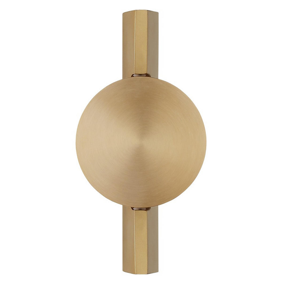 LED WANDLEUCHTE JASPER, Messing, Metall - Messingfarben, Metall (10/20/12cm) - Globo Lighting