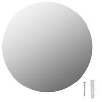 RAHMENLOSER Spiegel Rund 30 cm Glas - Silberfarben, Glas (30/30/30cm) - furnicato