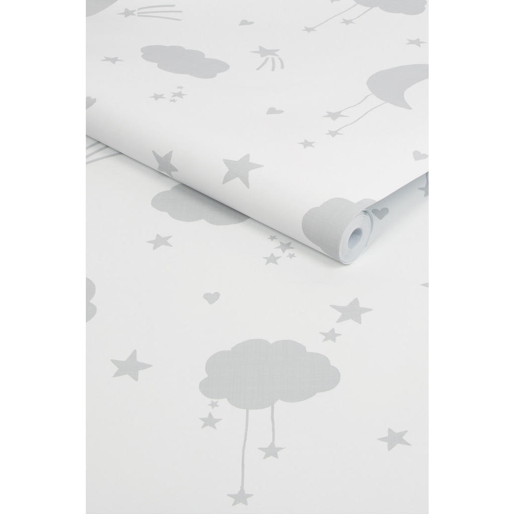 Thumbnail - next Vliestapete, Grau, Papier, Kunststoff, Comics, Rechteckig, 52x1000 cm, FSC Mix, Tapeten & Wandverkleidungen, Vliest...