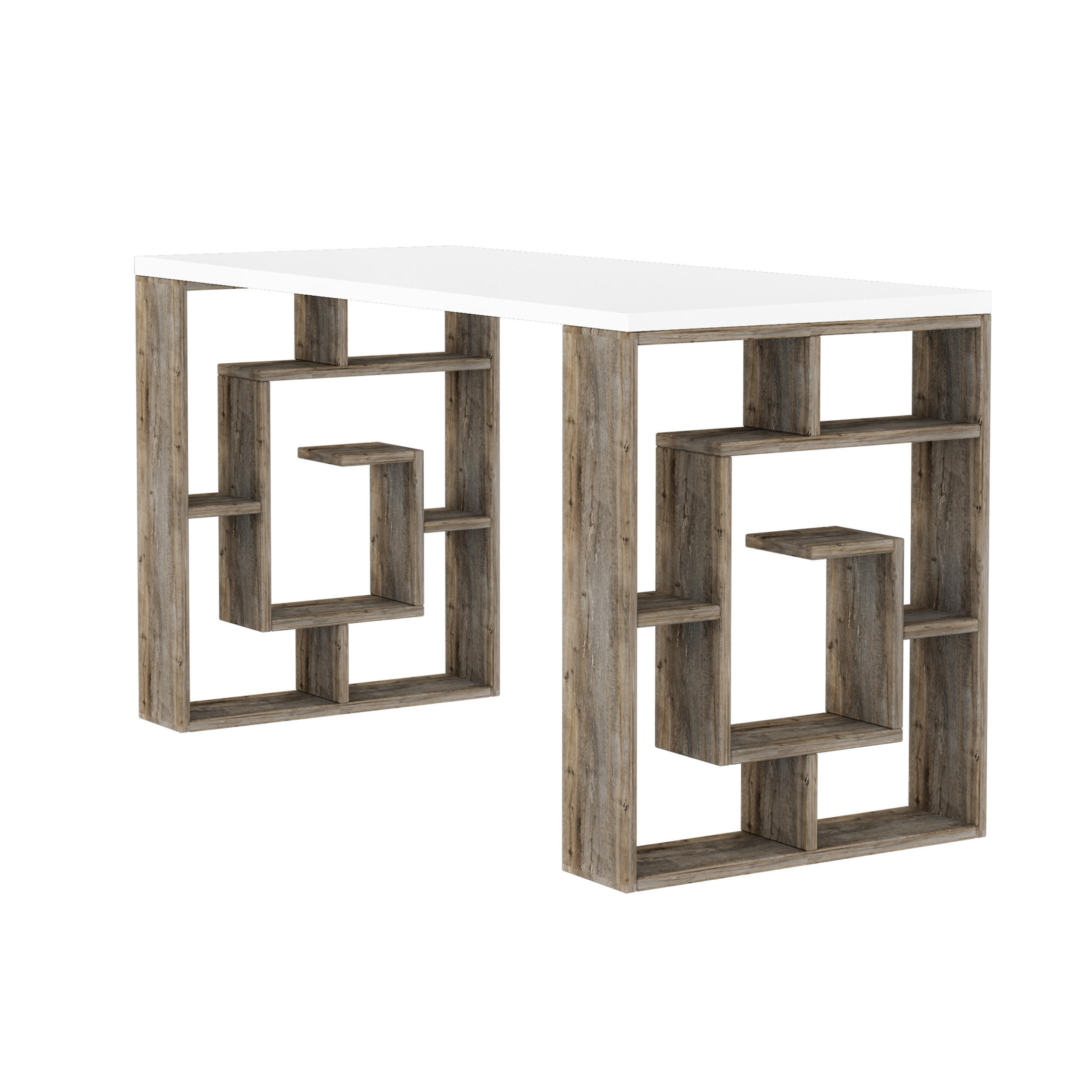 Decortie Schreibtisch Mehrfarbig 137x75x60 cm