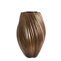 VASE Yatung Bronze Ø52/81 cm - Bronzefarben, Stein (81cm) - Light & Living