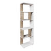RAUMTEILER Sonoma/Weiß 45 x 162.6 cm - Weiß/Sonoma Eiche, Holzwerkstoff (45/162.6/23.6cm) - Vicco