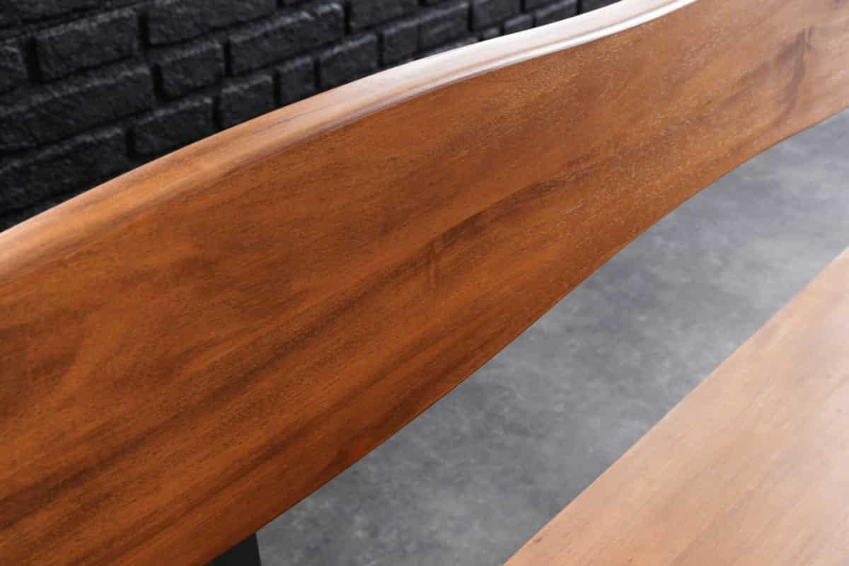BANK GENESIS Braun Akazie 200cm - Braun, Holz (200/84/48cm) - riess-ambiente