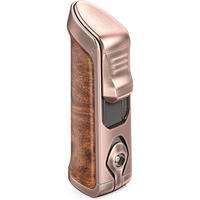FEUERZEUG Jetflamme mit Bohrer Ganzmetall Holzoptik - Multicolor, Metall (2.3/3.5/9.4cm)