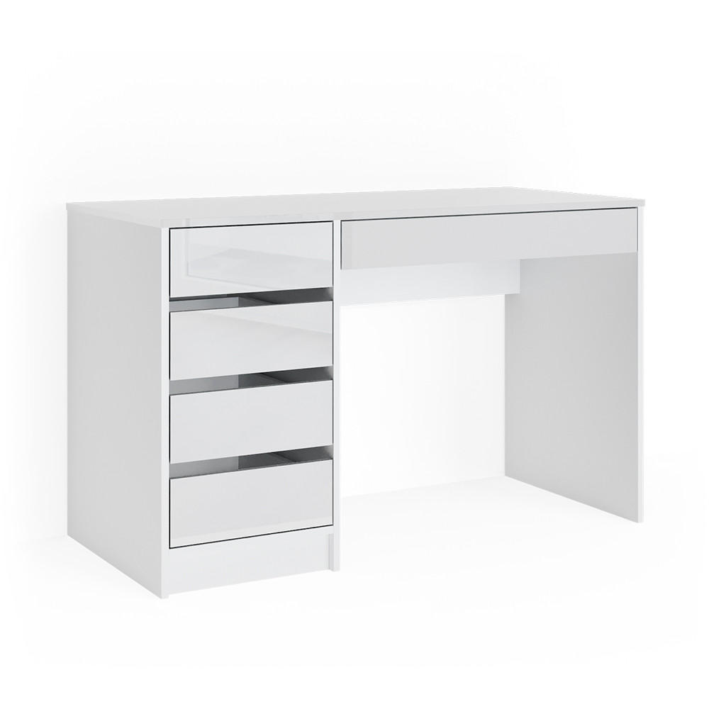SCHREIBTISCH Sherry Weiß 120 cm - Weiß, Holzwerkstoff (120/55/75cm) - Vicco