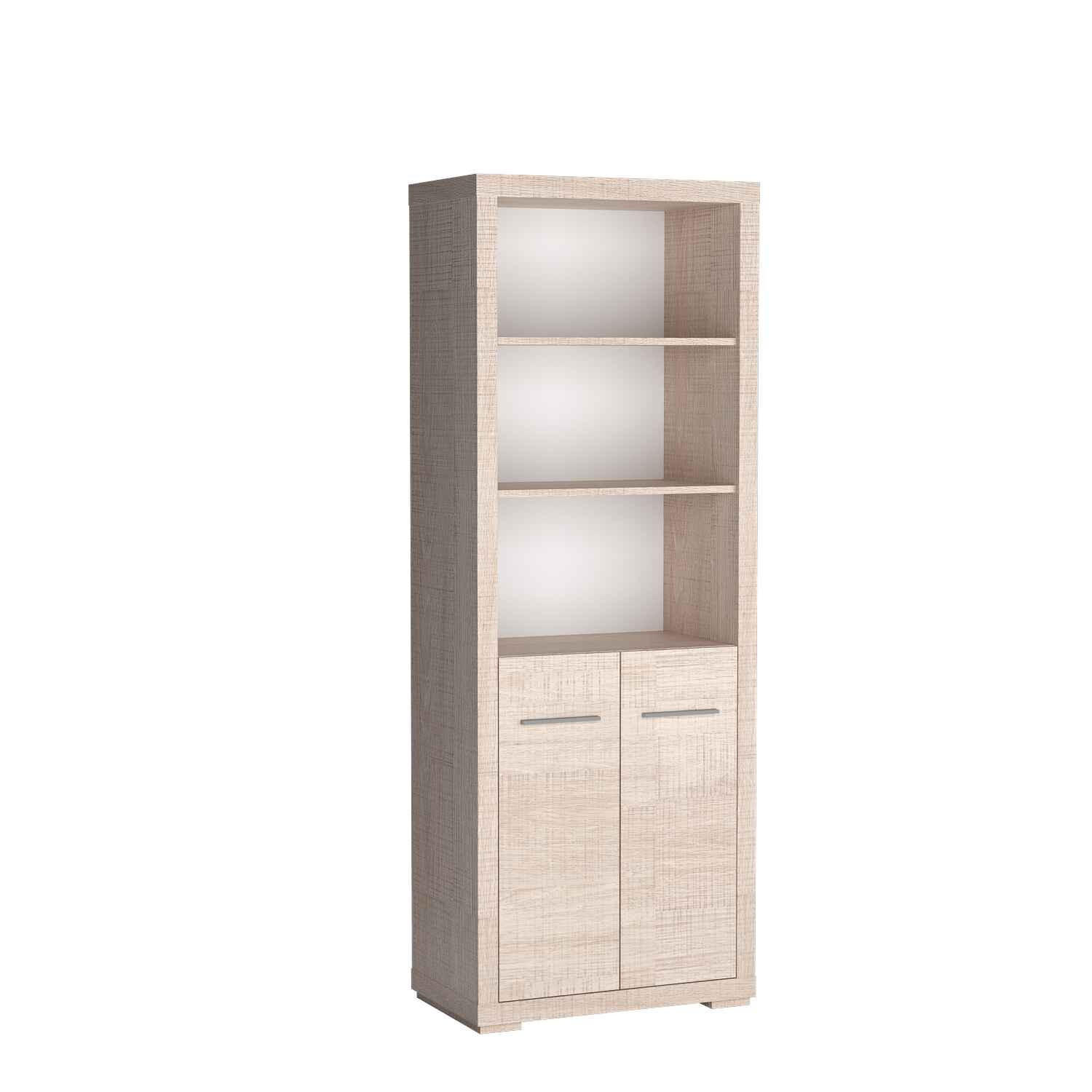 BÜCHERREGALE SALERNO 70 / 192 / 40,5 cm Eichefarben - Eichefarben, Holzwerkstoff (70/192/40.5cm) - MASSENO