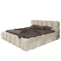 POLSTERBETT 140x200 ELVA Beige - Beige, Holzwerkstoff/Textil (140/200cm) - Compleo24