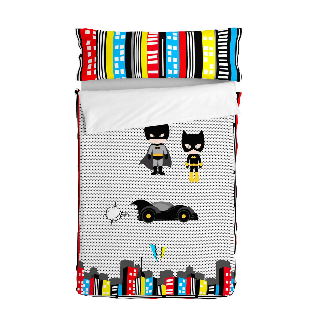 NORDIC-SACK bat 105x200 cm ohne füllung mehrfarbig - Multicolor, Textil (105/200cm) - Happy Friday
