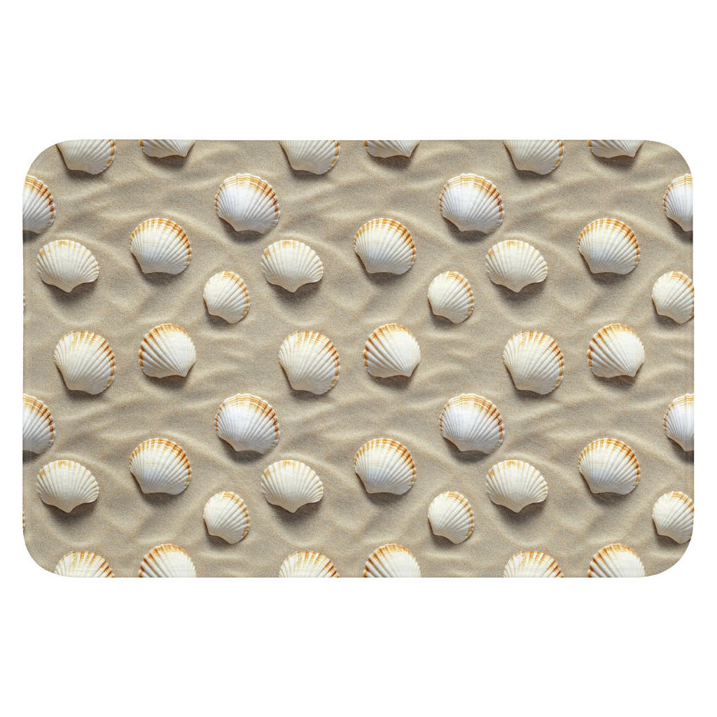 OnlyWow KOUPELNOVÁ PŘEDLOŽKA Mušle - Písek - Námořní 60x40 cm