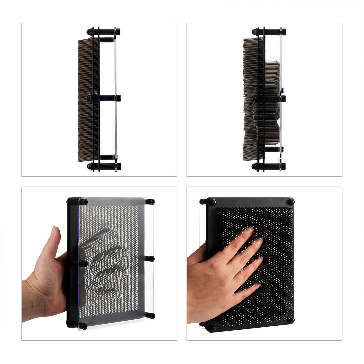 DOSKA na nechty - viacfarebná, kov/plast (13/18/3.5cm) - Relaxdays