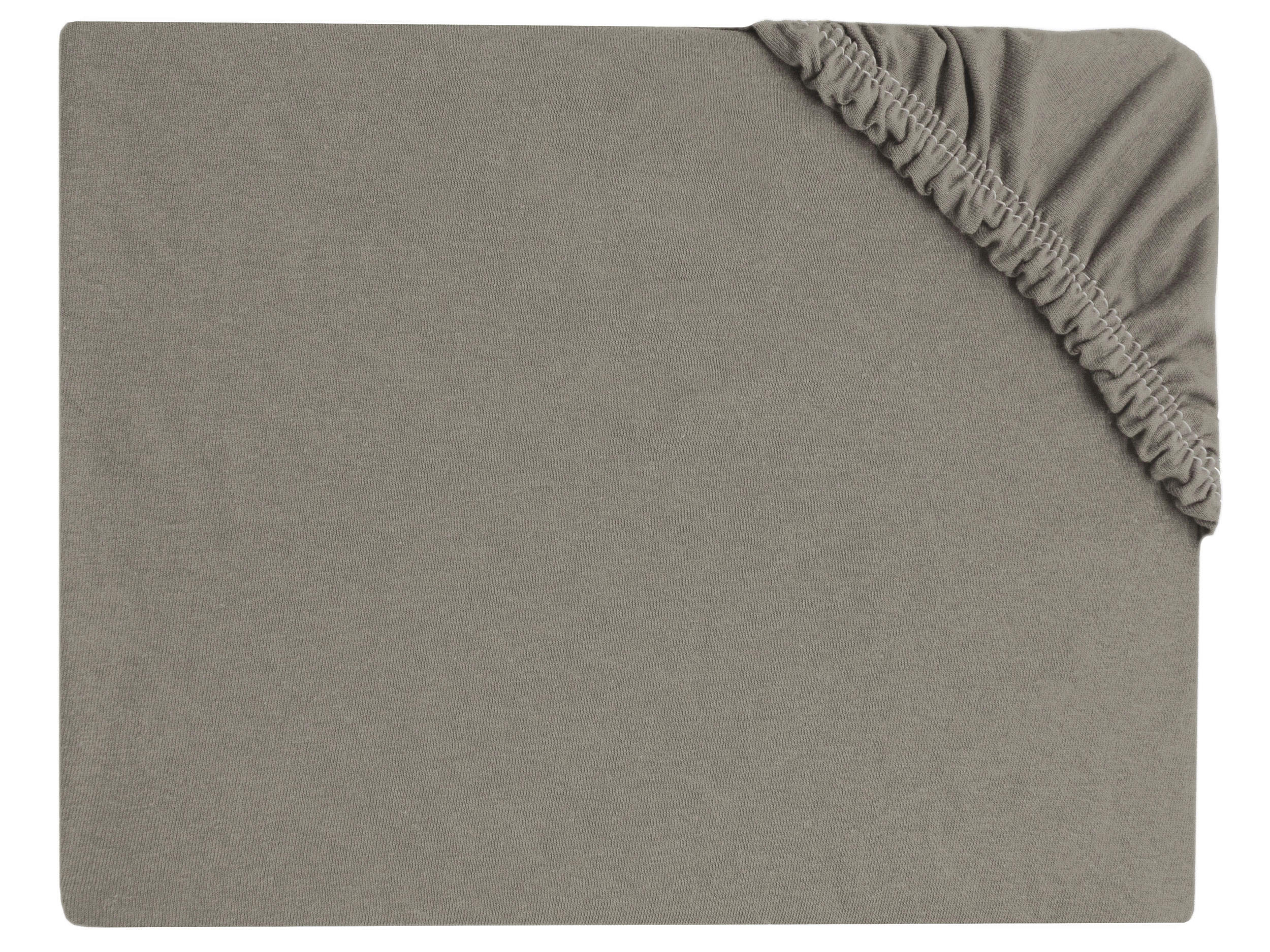 SPANNBETTLAKEN, 140x200 cm, 100% Baumwolle, Braun - Braun, Textil (140/200cm) - Zollner