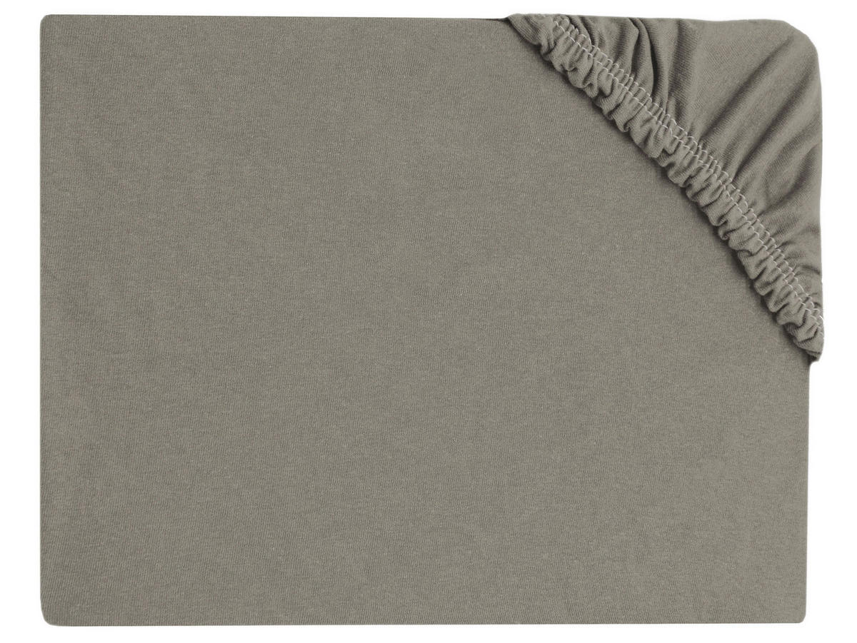 SPANNBETTLAKEN, 140x200 cm, 100% Baumwolle, Braun - Braun, Textil (140/200cm) - Zollner