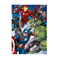 LEINWANDBILD Marvel The Avengers - Leinwand 50x70cm - Multicolor, Holzwerkstoff (70/50cm) - Marvel