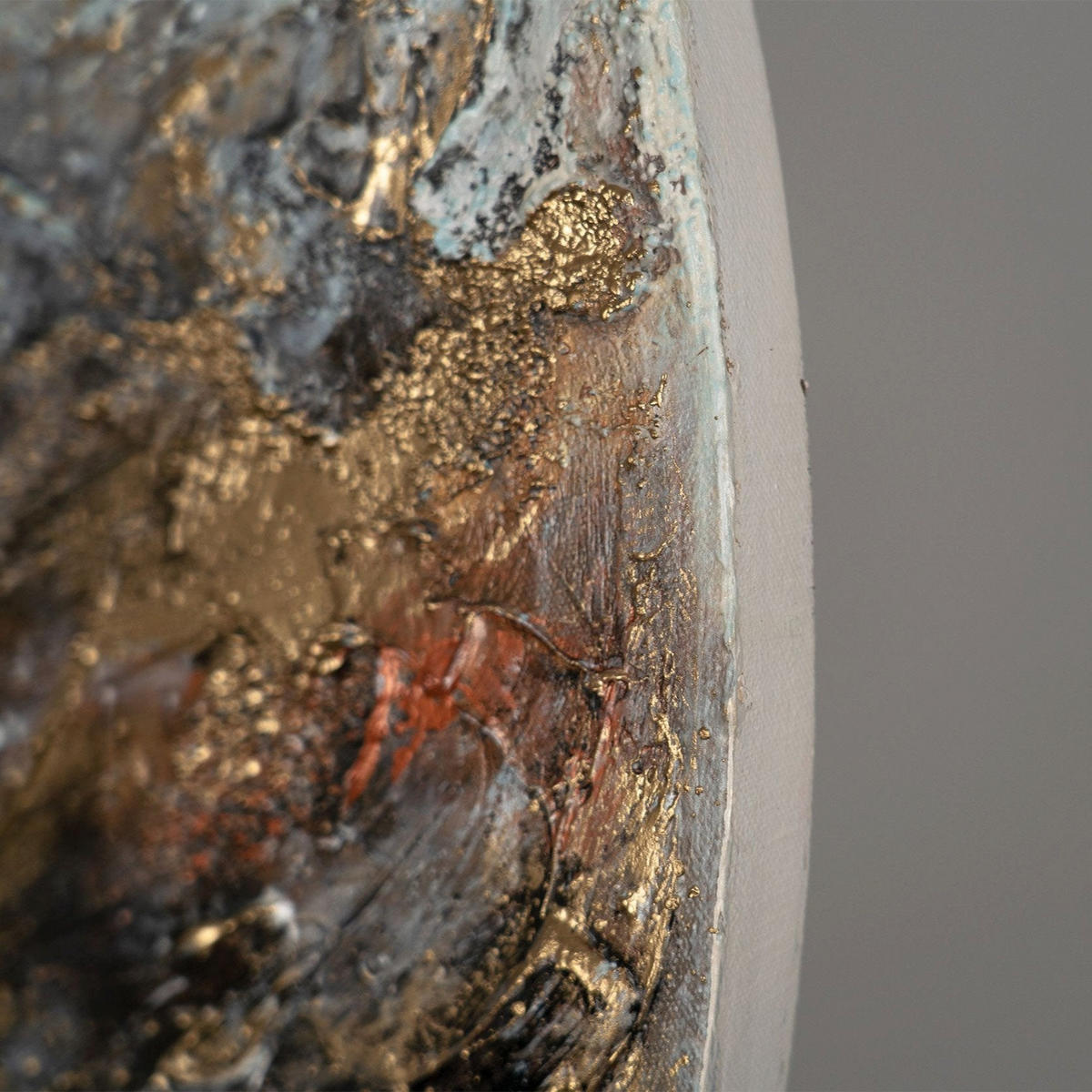 GEMÄLDE Enigma auf Keilrahmen 70 cm - Multicolor, Holz (70/70cm) - YS-art gallery
