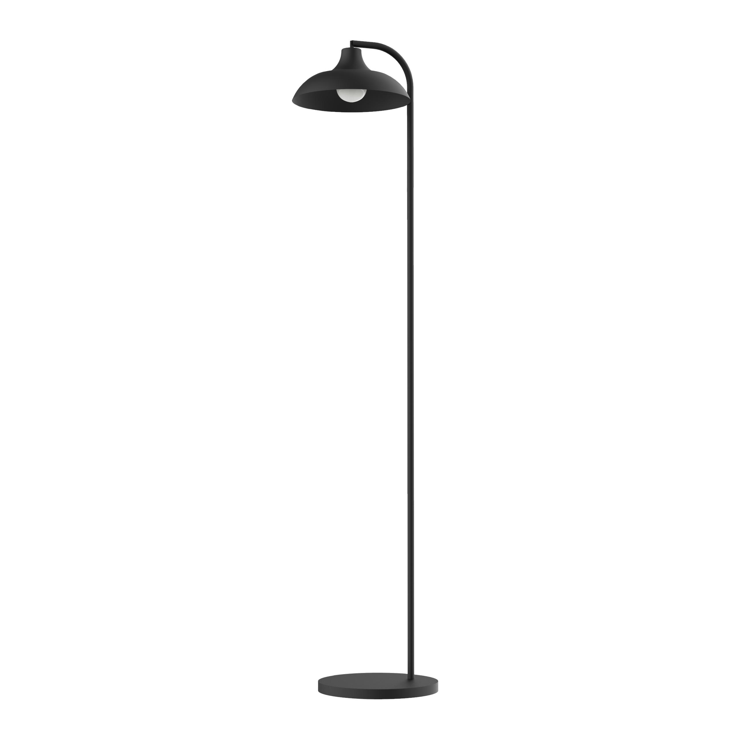 Lumicom Stehleuchte Schwarz 30x165x40 cm