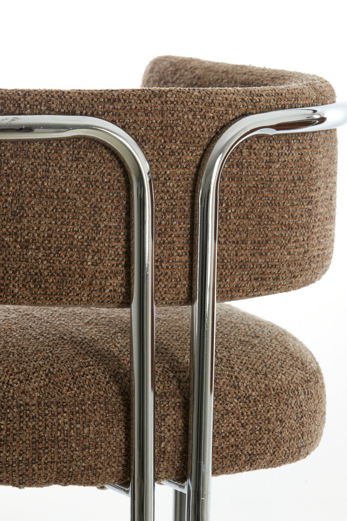 ESSZIMMERSTUHL Adante Braun 56/52/72 cm - Dunkelbraun, Metall (52/72/56cm) - Light & Living