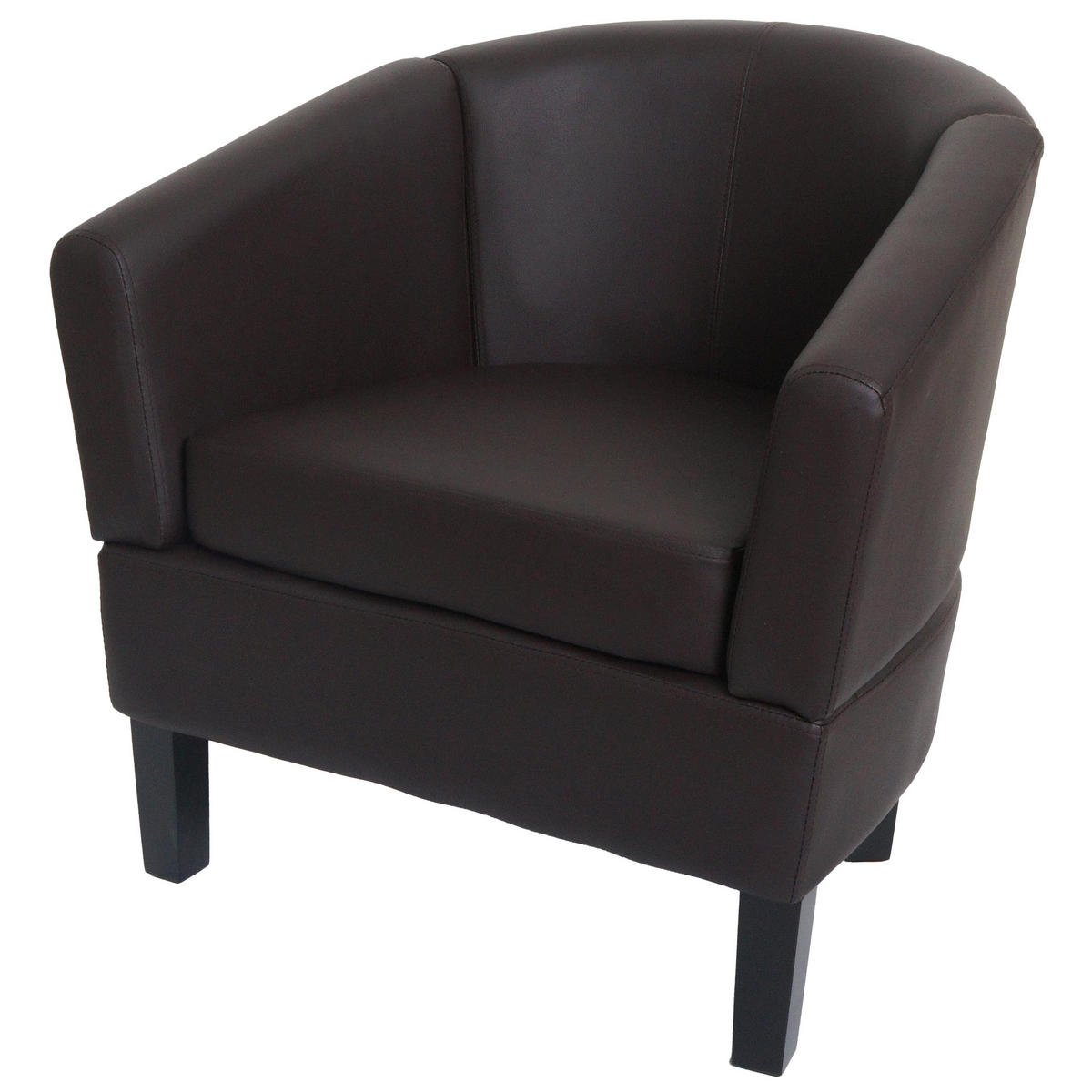 LOUNGE-SESSEL Braun - Braun, Textil (72/72/60cm) - MCW