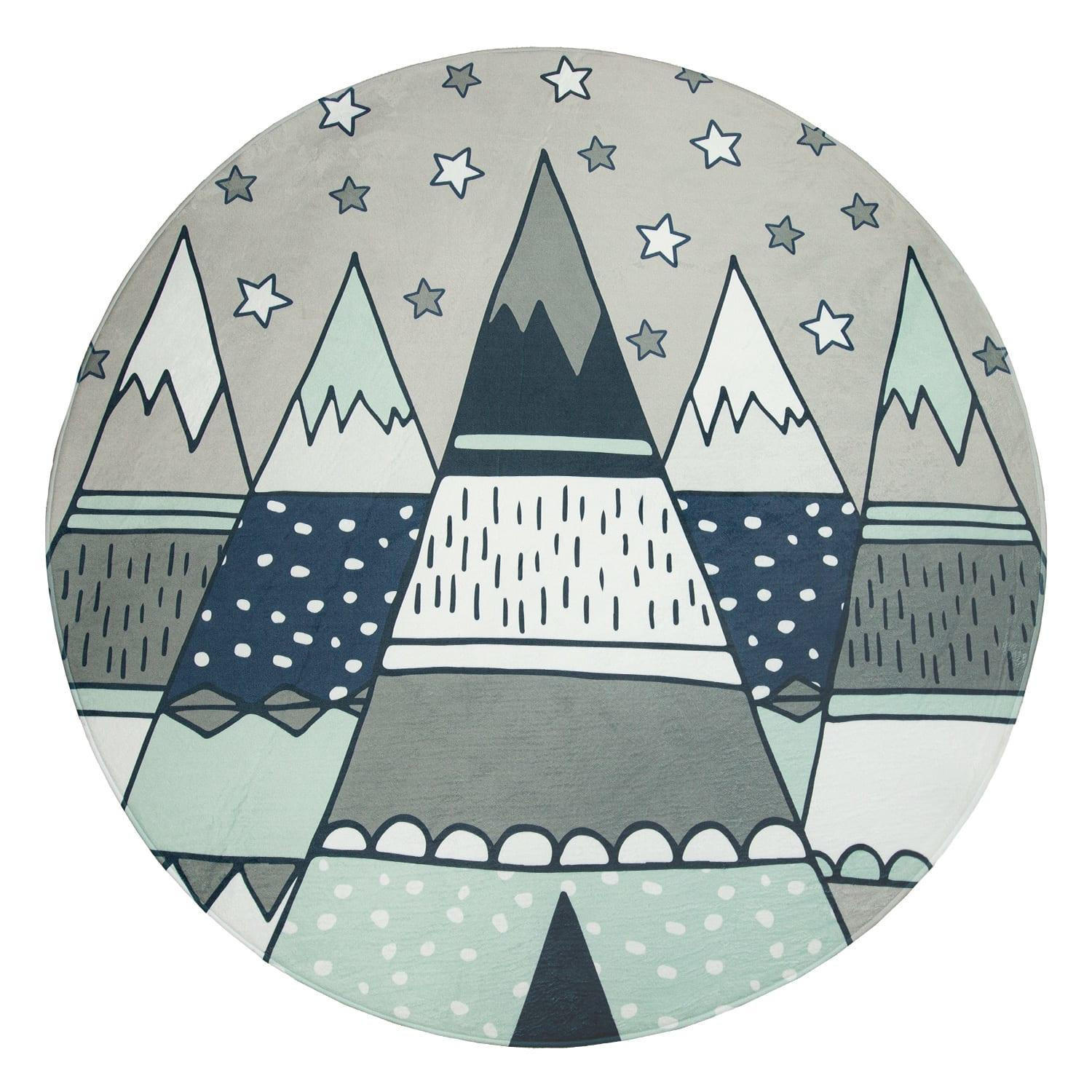 KINDERTEPPICH 120/120 CHICOS 553 - Grau, Kunststoff (120/120cm) - Paco Home
