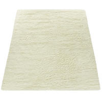 HOCHFLORTEPPICH 80/150 cm Silky 591 - Weiß, Textil (80/150cm) - Paco Home