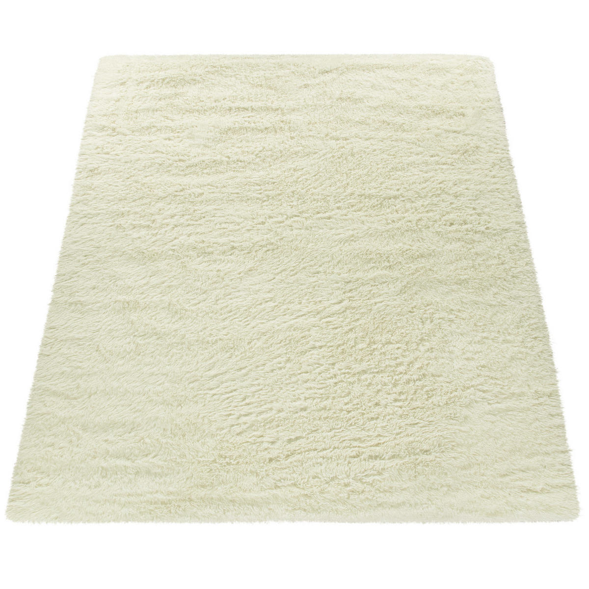 HOCHFLORTEPPICH 80/150 cm Silky 591 - Weiß, Textil (80/150cm) - Paco Home