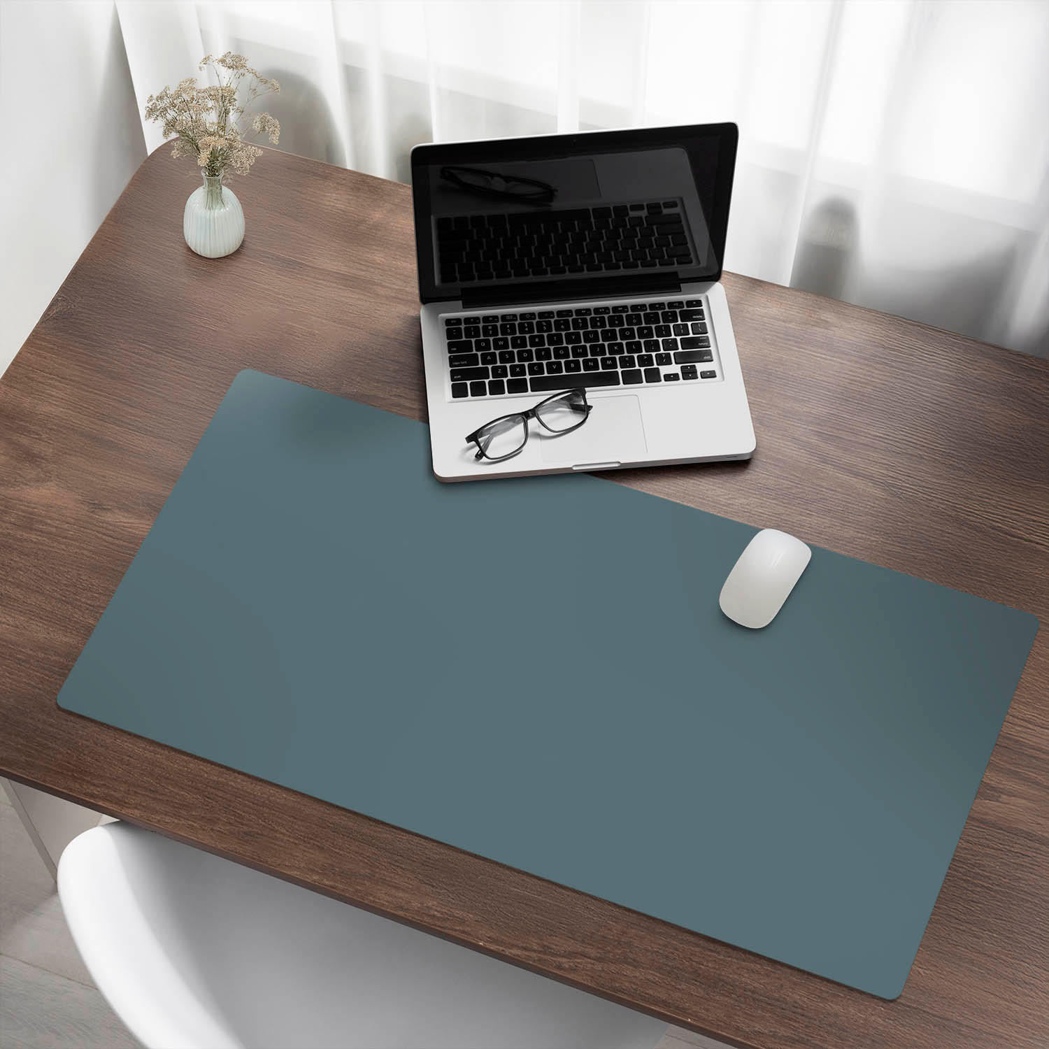 SCHREIBTISCHUNTERLAGE 100x50 cm Türkis - Petrol, Kunststoff (100/50/1.6cm) - Wallfluent