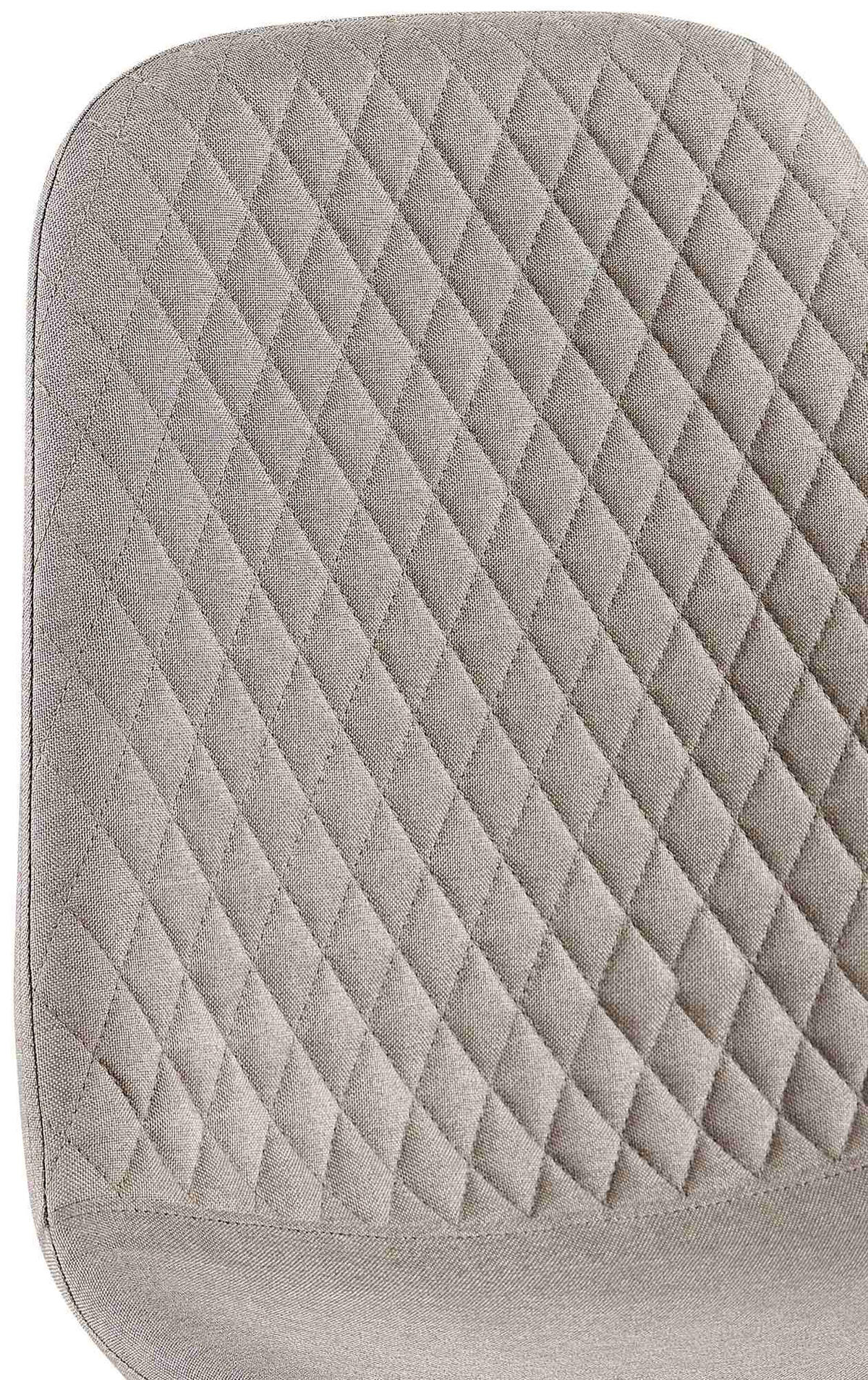 STUHL Stoff Grau - Schwarz/Grau, Textil/Metall (44/88/54cm) - CLP