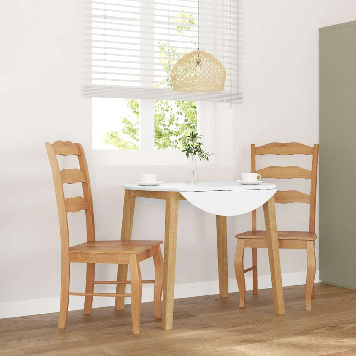 ESSZIMMERSTÜHLE Resz 2er-Set Hellbraun - Hellbraun, Holz (48/99/53.5cm) - DELUKE