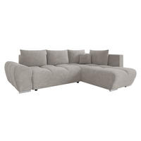 ECKSOFA Forest, Seite: Rechts - Schwarz/Grau, Holz/Kunststoff (290/183cm) - MIRJAN24