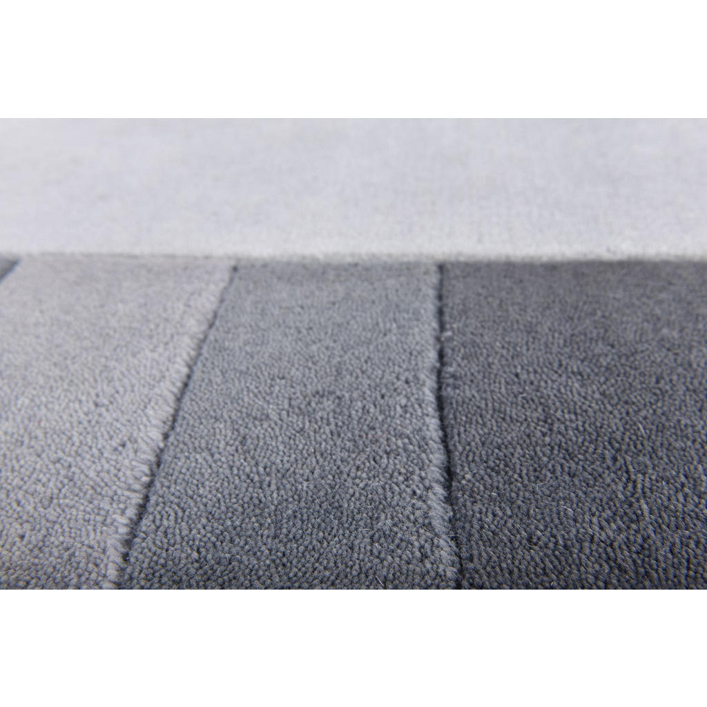 Thumbnail - Theko Handtuftteppich, Silber, Textil, Grafikmuster, Rechteckig, 240x300 cm, antistatisch, Teppiche & Böden, Teppiche, H...