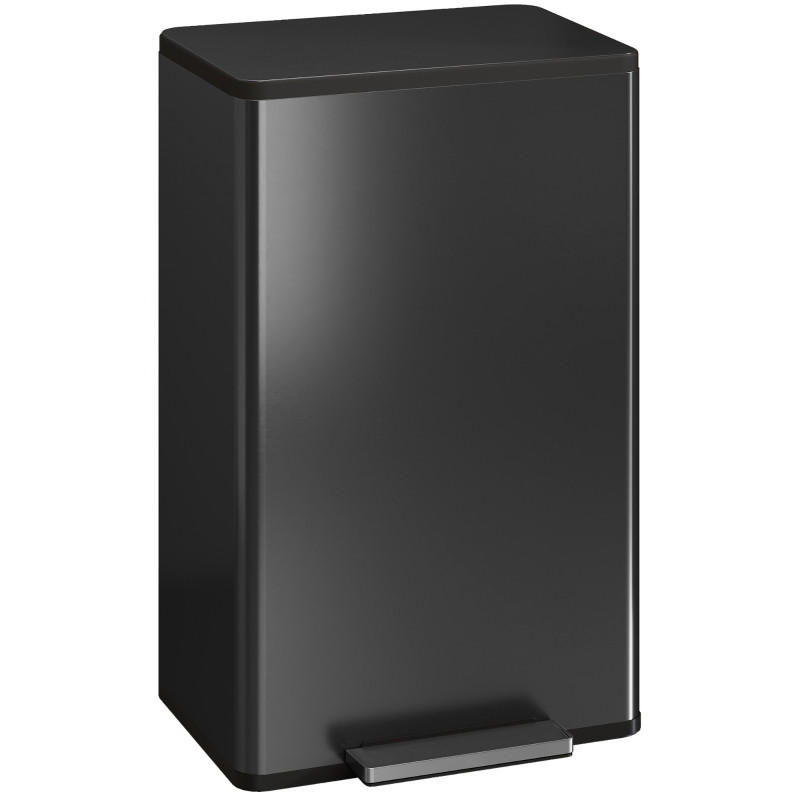 XXXLutz Abfalleimer Schwarz 35x68x42.5 cm