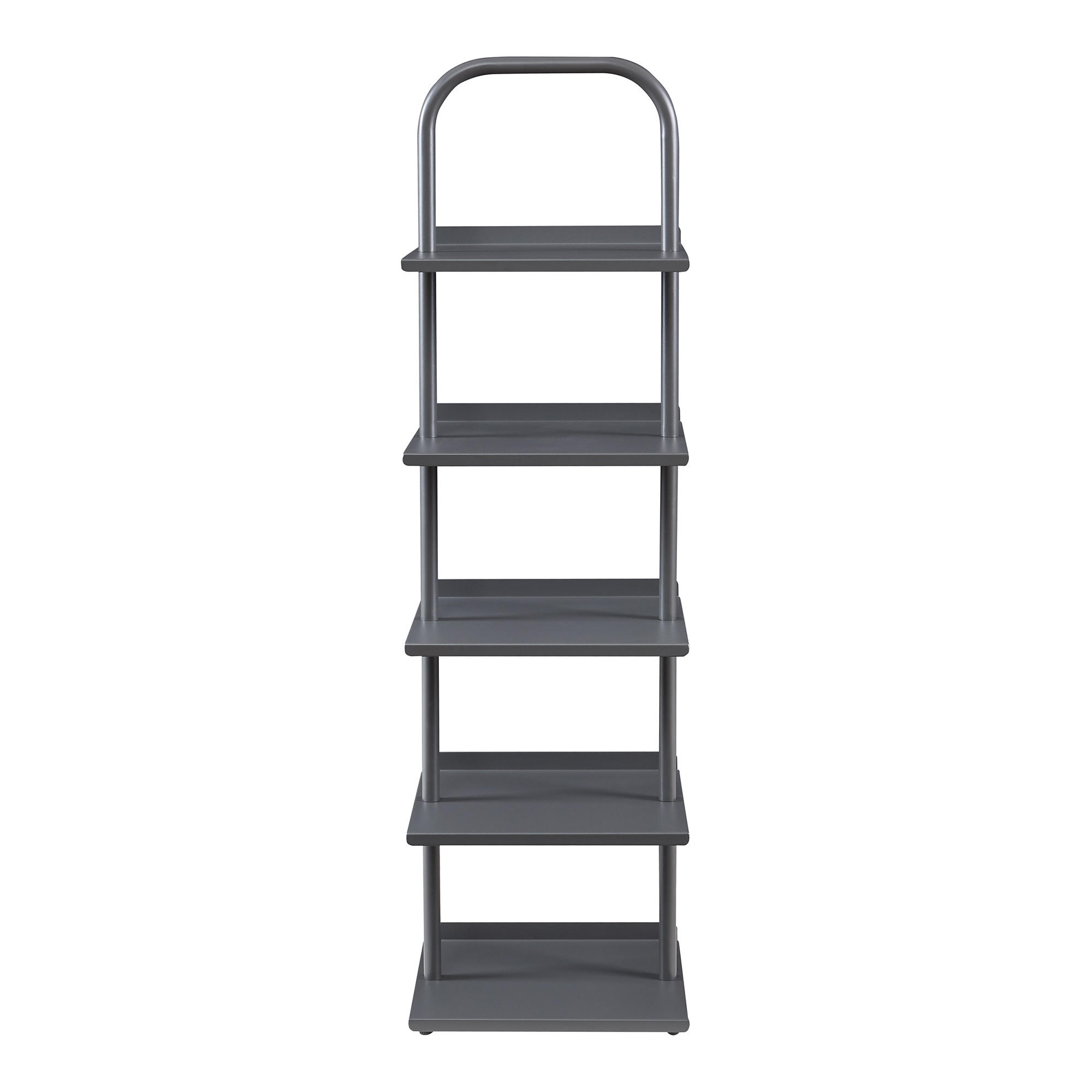 [en.casa] Schuhregal Anthrazit 34x119x32 cm